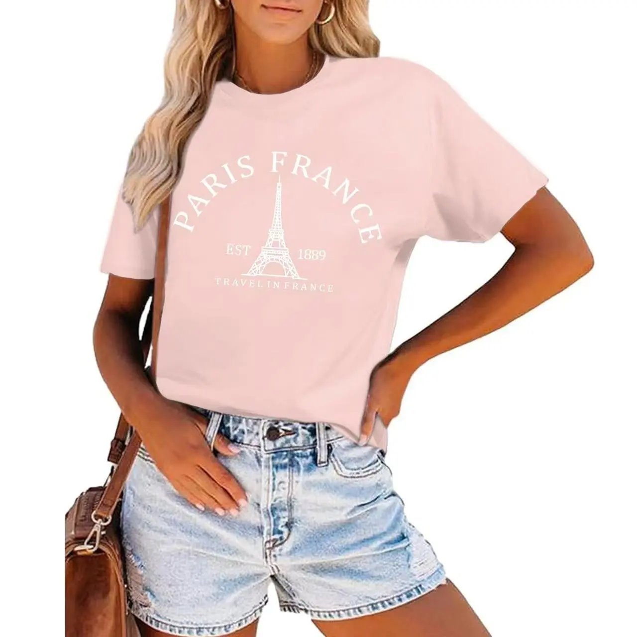 Design 'In My Tia Era' Butterfly Graphic Oversized T-Shirt Pink Tops.t Shirts - 16