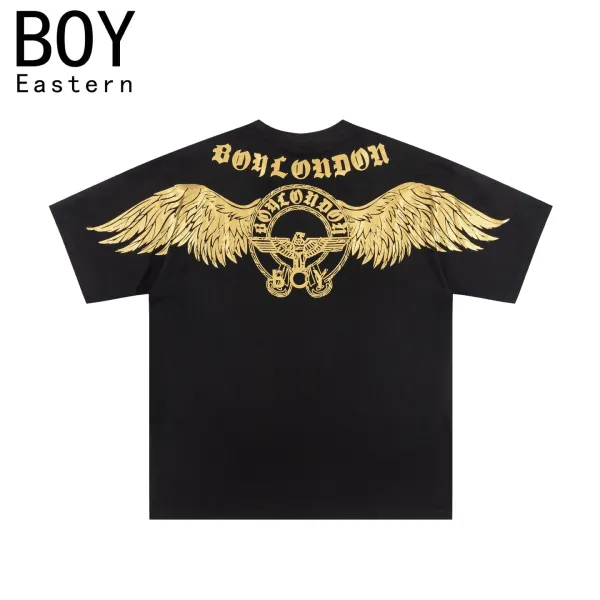 Design BOY London Wings Graphic Black T-Shirt T-Shirts - 12