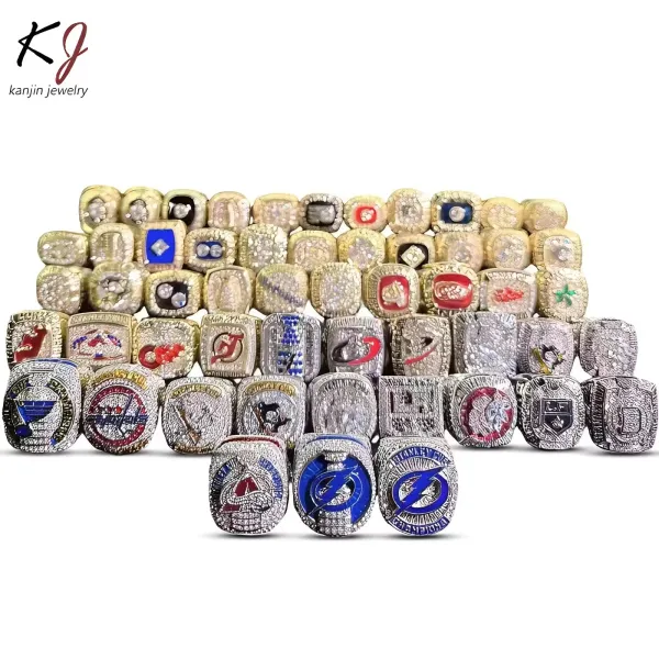 Design Kanjin Jewelry NHL Stanley Cup Championship Rings Collection Display Case Accessories - 4