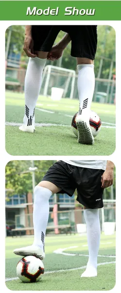 Design Performance Knee-High Socks Sky Blue with Beige Grip Sole - 9