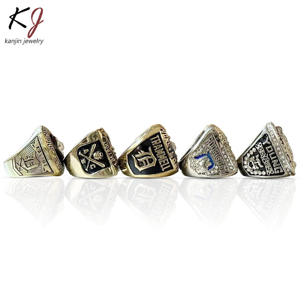 Design Kanjin Jewelry Detroit Tigers Championship Rings Set Red Wood Box Jewelry - 6