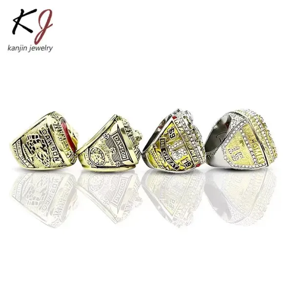 Design Kansas City Chiefs Super Bowl Trophy Replicas and Championship Rings Jewelry Set Jewelry - 10