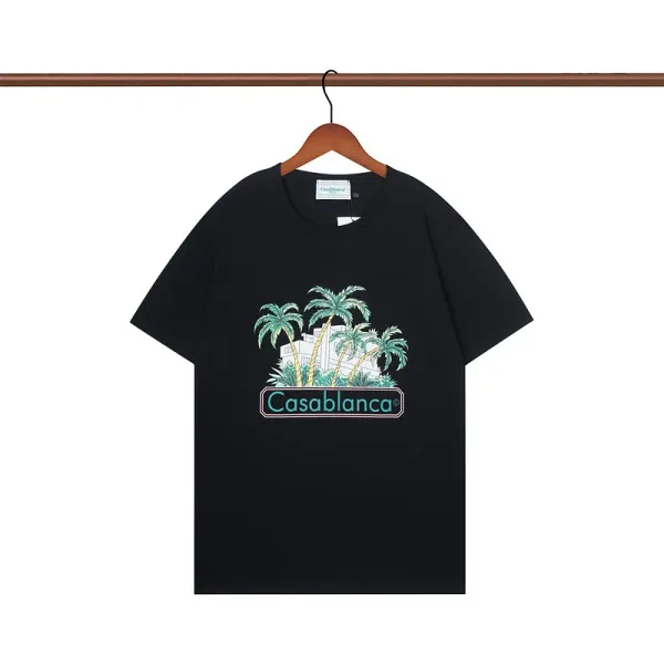 About:Blank Script Logo Black T-Shirt - 94