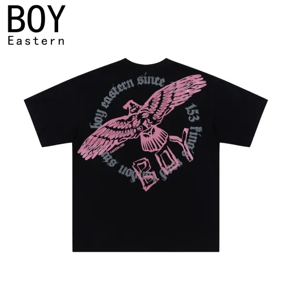 Design BOY London Wings Graphic Black T-Shirt T-Shirts - 29