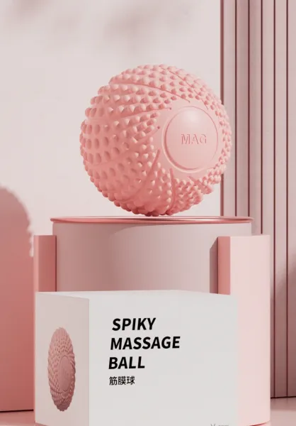 Design MAG Massage Ball Pink Textured Therapy Tool Electronics - 13