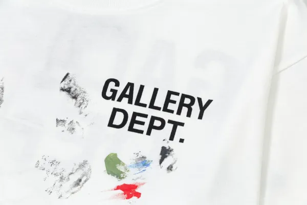 Gallery Dept. Paint Splatter Graphic T-Shirt Black - 10