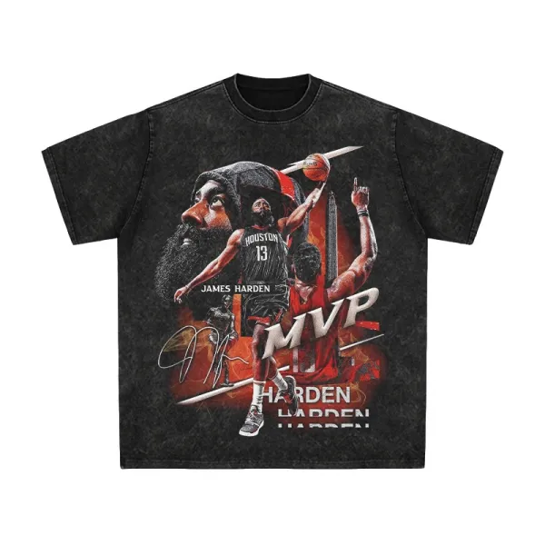 NBA James Harden MVP Graphic Tee Black T-Shirt - 1