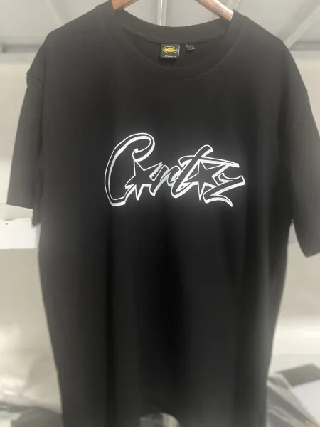 Corteiz Script Logo White T-Shirt - 4