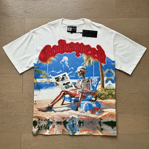 Godspeed Skull Island Graphic T-Shirt Black - 8