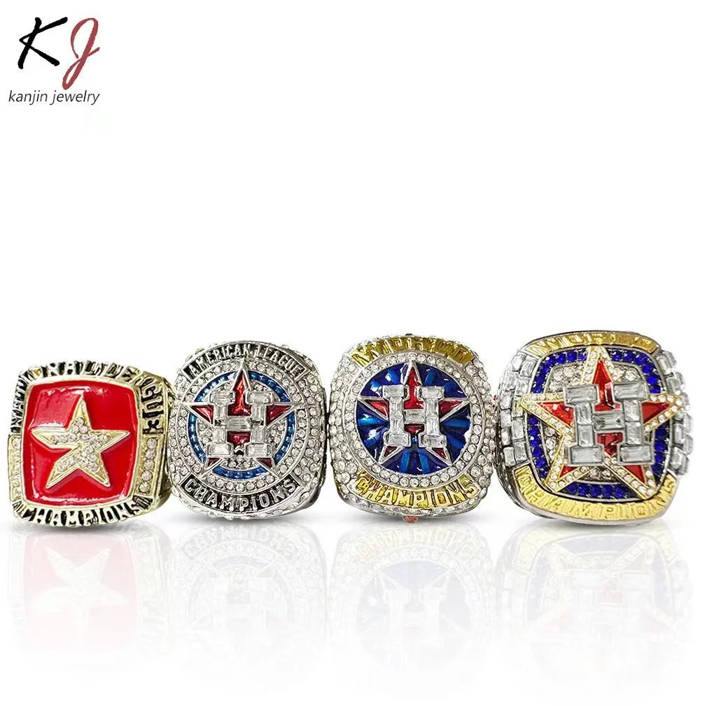 Design Kanjin Jewelry Houston Astros Championship Rings Collection Multicolor Jewelry - 7