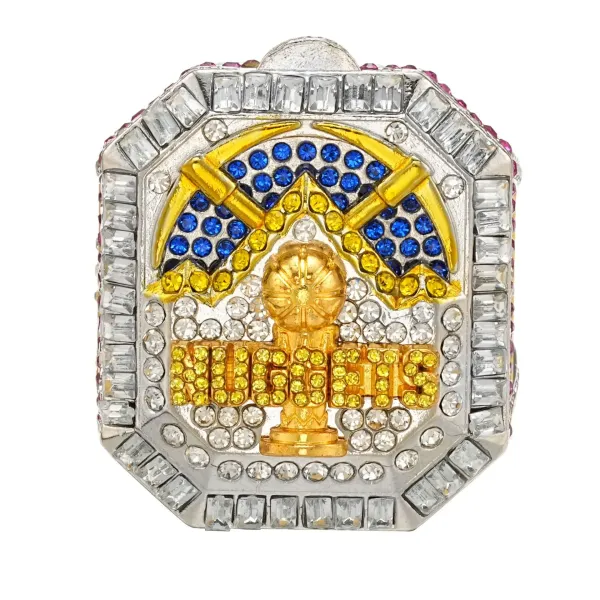 NBA Denver Nuggets 2023 Championship Ring Gold Silver Multicolor Jewelry - 2
