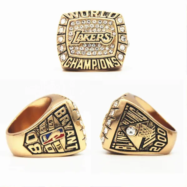 Design World Series Championship Ring Yellow Gold Tone with Cubic Zirconia Jewelry - 7