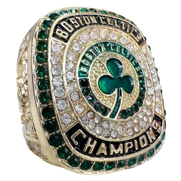 NBA Championship Rings Collection with Larry O'Brien Trophy Replica Jewelry - 8