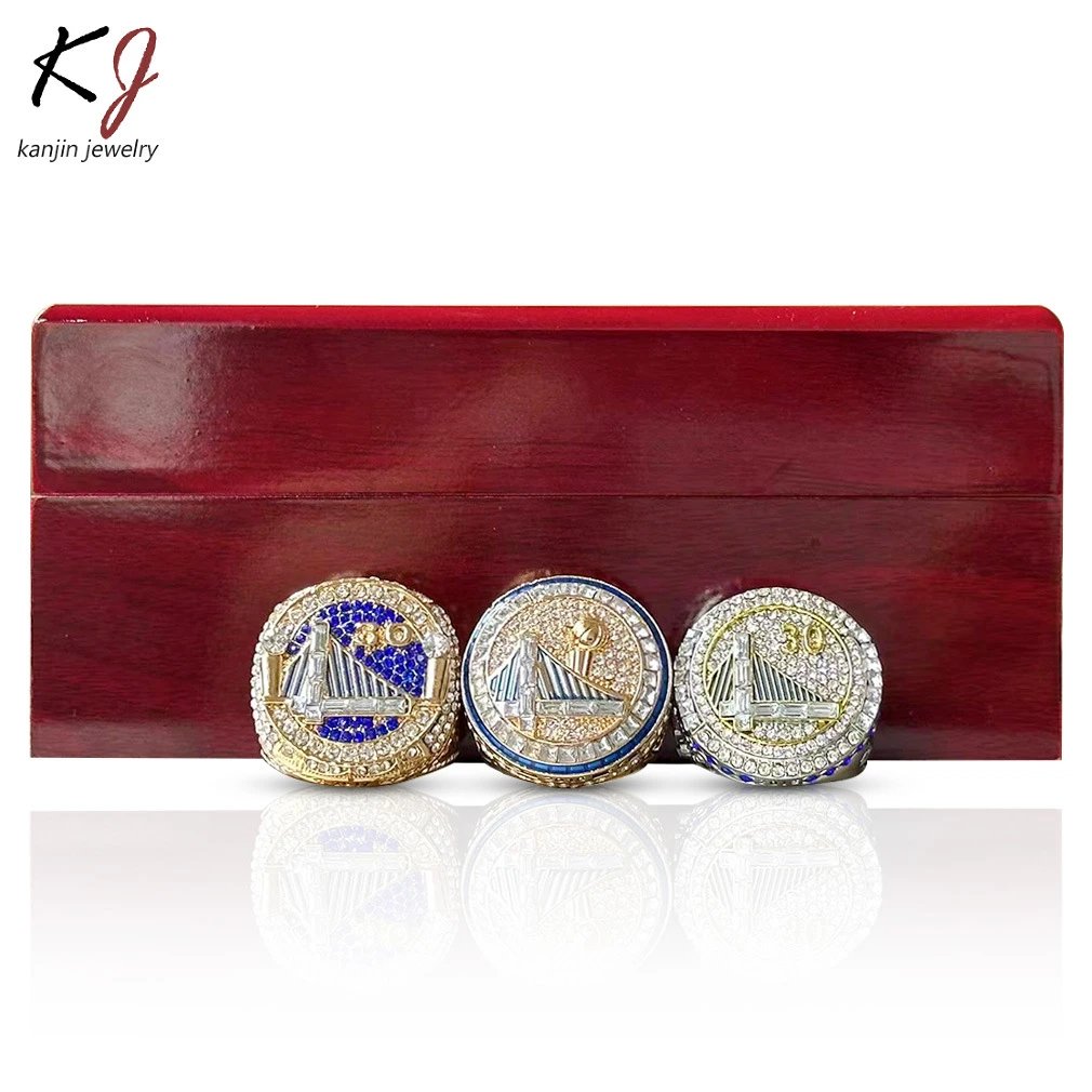 Design Kanjin Jewelry Golden State Warriors Championship Ring Collection Multicolor Rings Jewelry - 6