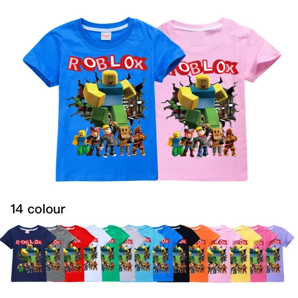 Design Roblox Character Collage Gray T-Shirt T-Shirts - 2
