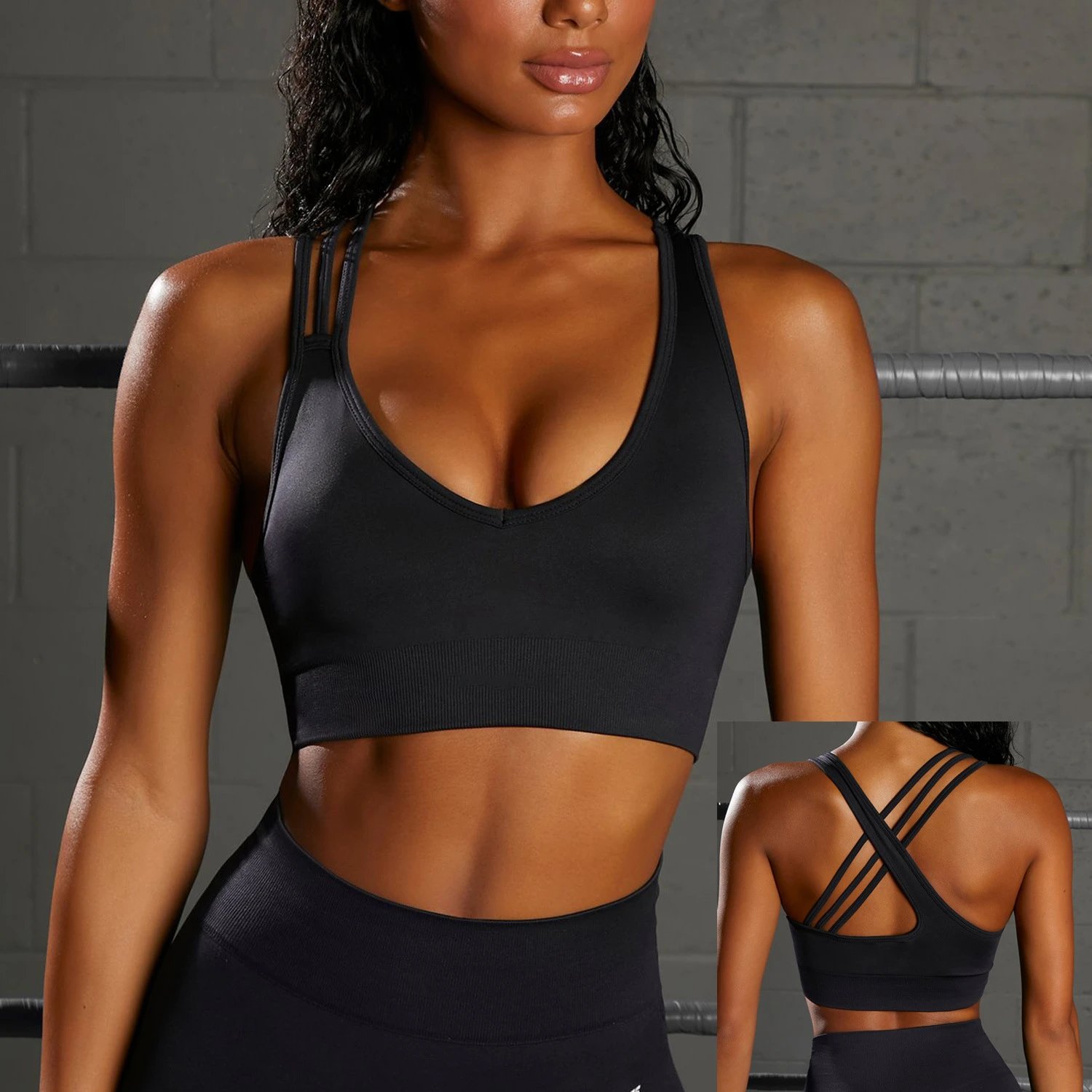 Design High-Waisted Compression Shorts Black - 14