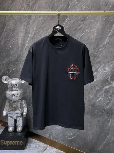 Chrome Hearts Floral Cross Logo White T-Shirt - 3