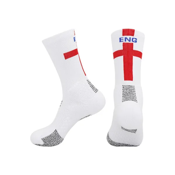 England Football Association St. George's Cross Socks White - 1