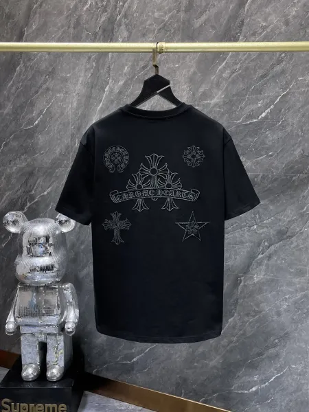 Chrome Hearts Floral Cross Logo White T-Shirt - 15