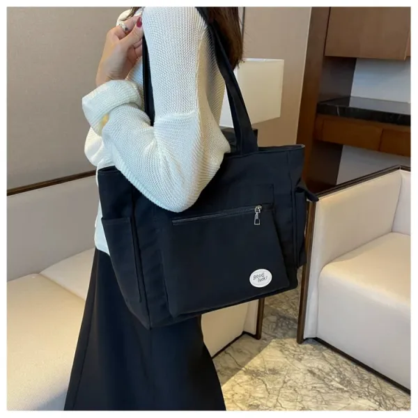 Design Good Luck! Tote Bag Beige Handbag Tote Bag - 21