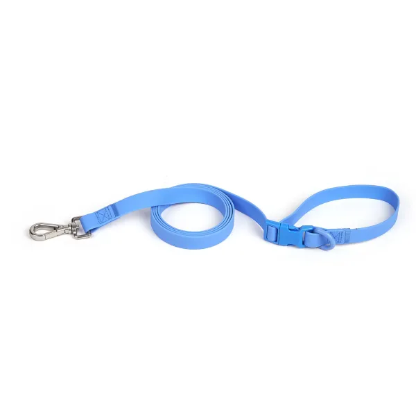 Design Silicone Dog Leash Blue Pet Accessory - 1