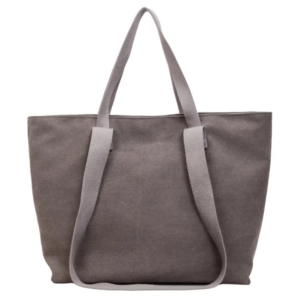 Design Canvas Tote Bag Gray - 1