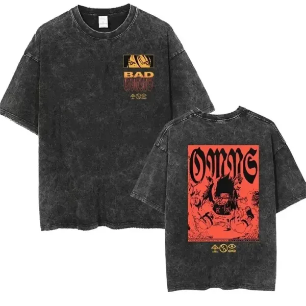 Design Bad Chick Omme Acid Wash T-Shirt - 1