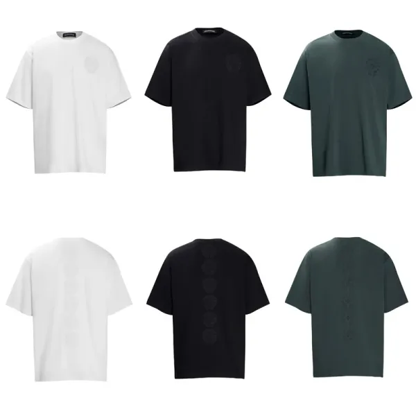 Chrome Hearts Cross Embroidered White T-Shirt - 27