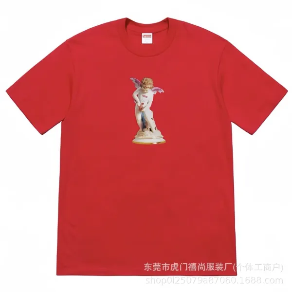 Supreme Cherub Statue Red T-Shirt - 1