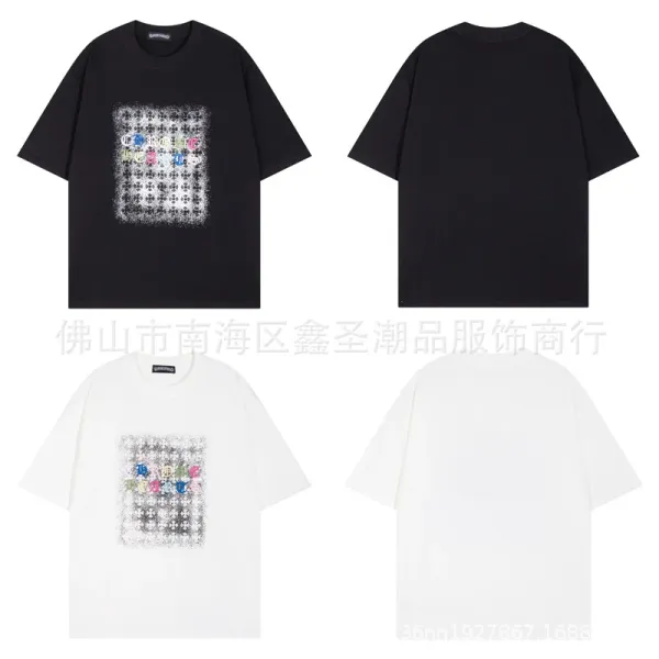 Chrome Hearts Cross Embroidered White T-Shirt - 39