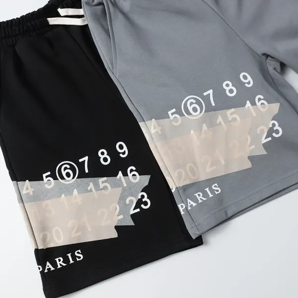Maison Margiela MM6 Grey Logo Shorts - 31