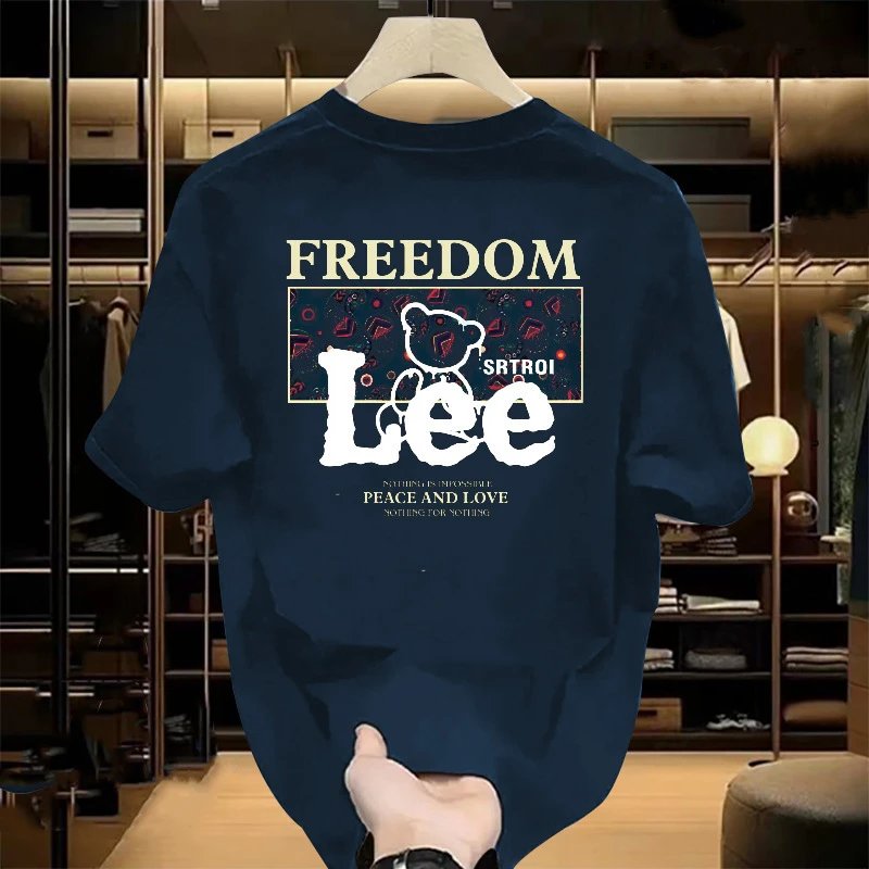 Lee Freedom Graphic Print Black T-Shirt - 13