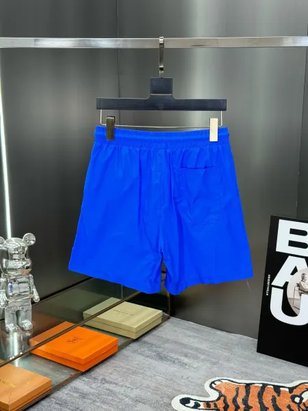 Moncler Logo-Print Light Gray Swim Shorts - 12