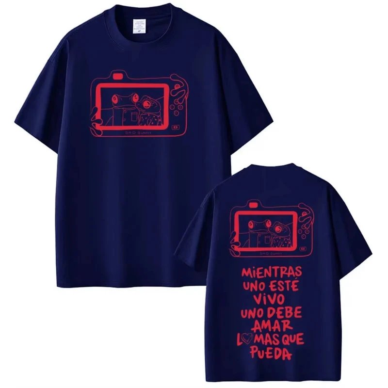 Design Camera Frog Graphic T-Shirt Gray - 11