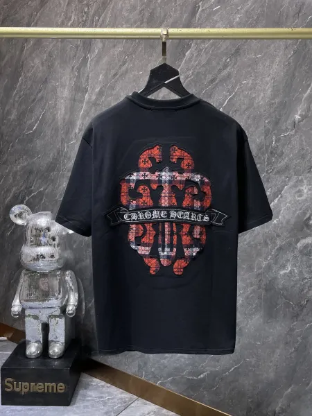 Chrome Hearts Floral Cross Logo White T-Shirt - 4