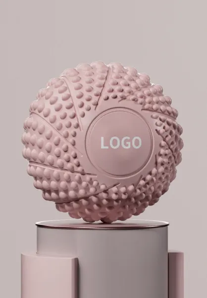 Design MAG Massage Ball Pink Textured Therapy Tool Electronics - 6