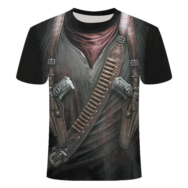 Design Grim Reaper Rocker Black T-Shirt - 3