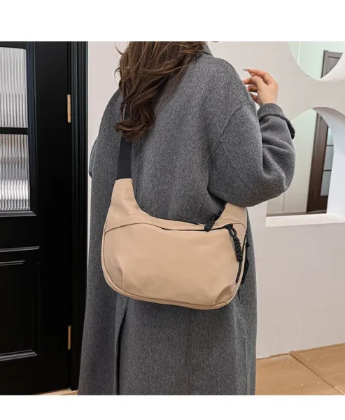 Design Minimalist Black Hobo Crossbody Bag - 18