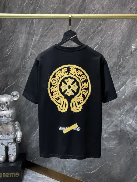 Chrome Hearts Floral Cross Logo White T-Shirt - 30