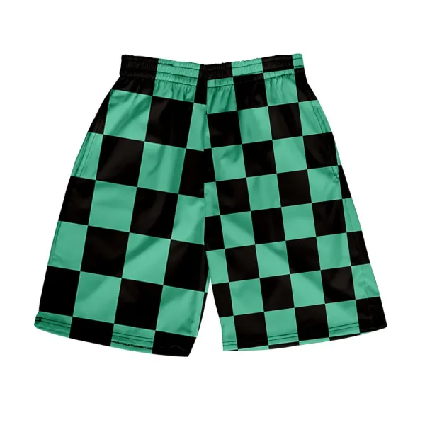 Design Akatsuki Cloud Print Swim Shorts Black Swimwear - 18