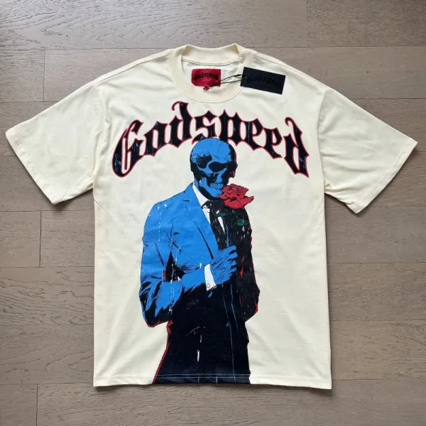 Godspeed Skull Island Graphic T-Shirt Black - 19