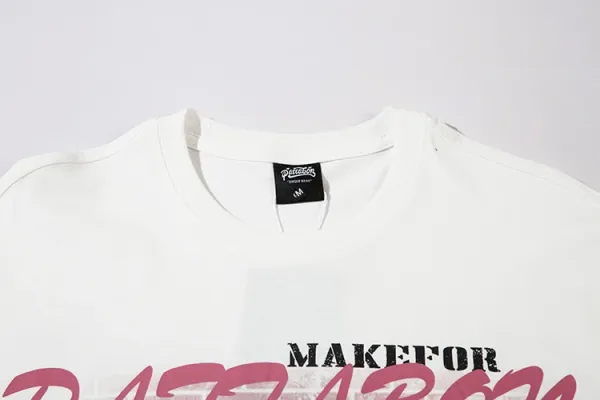 Design Pattabon Butterfly Print Oversized T-Shirt White T-Shirts - 7