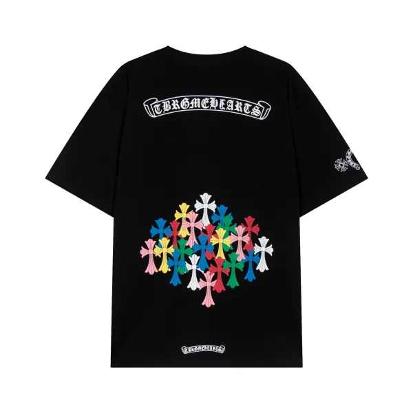 Chrome Hearts Cross Embroidered T-Shirt White - 37