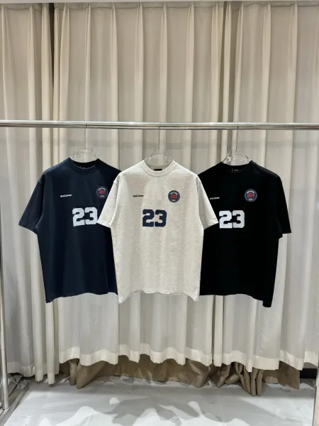 Design WellDone 23 Number Graphic T-Shirt Black T-Shirts - 4