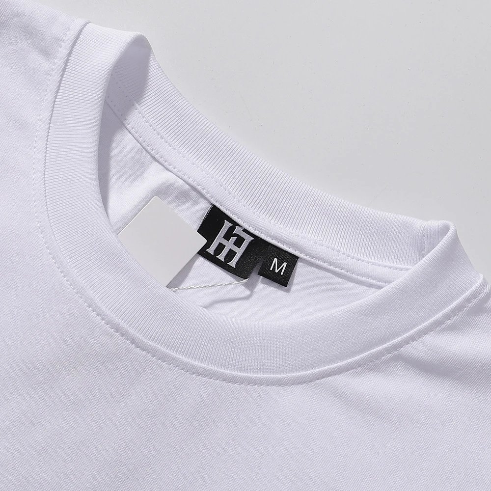 Design Studded Blue 'H' Graphic T-Shirt Black - 10