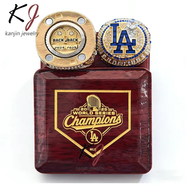 Design Kanjin Jewelry MLB Championship Rings Display Set Black Jewelry - 13