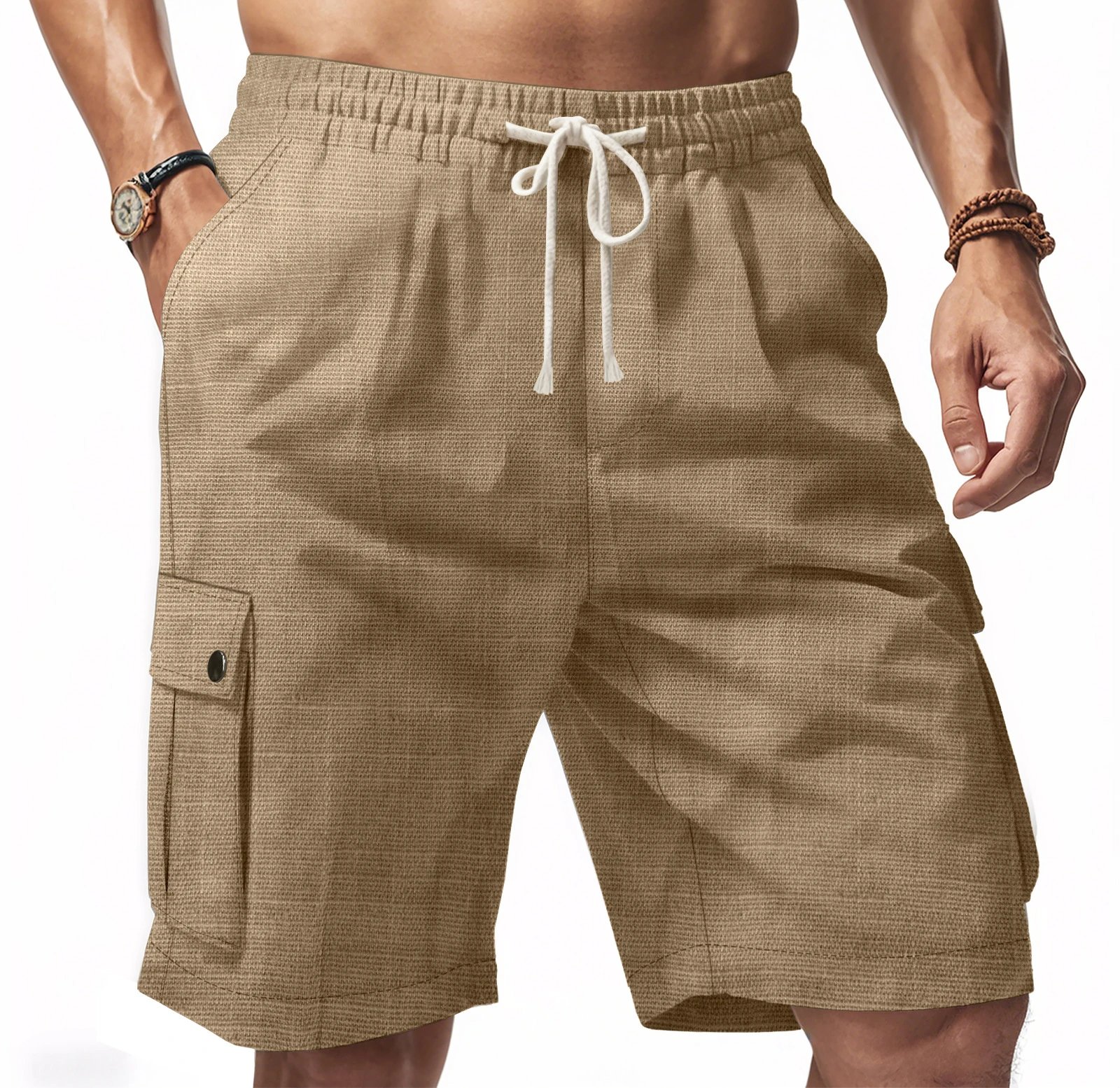 Linen Combat Shorts photo 5
