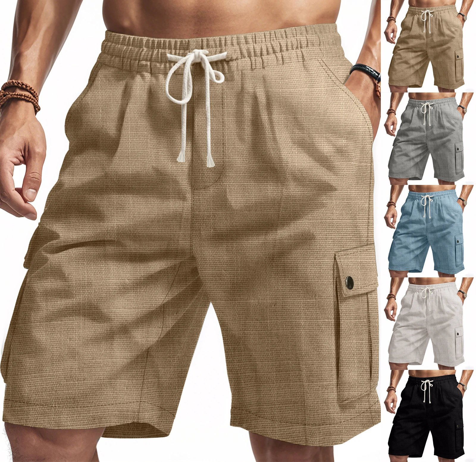 Linen Combat Shorts photo 8