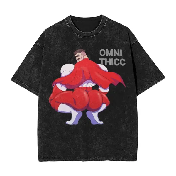 Design Omni Thicc Graphic Tee Black T-Shirts - 1