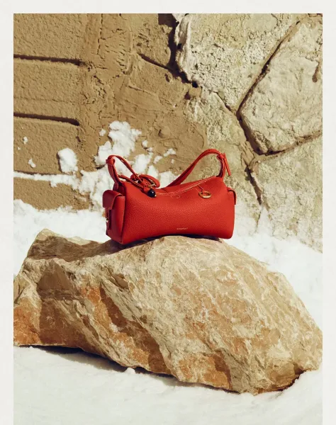 Jacquemus Le Chiquito Gray Pebbled Leather Hobo Bag - 3
